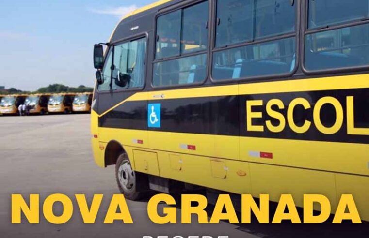 Nova Granada ganha mais um ônibus para estudantes