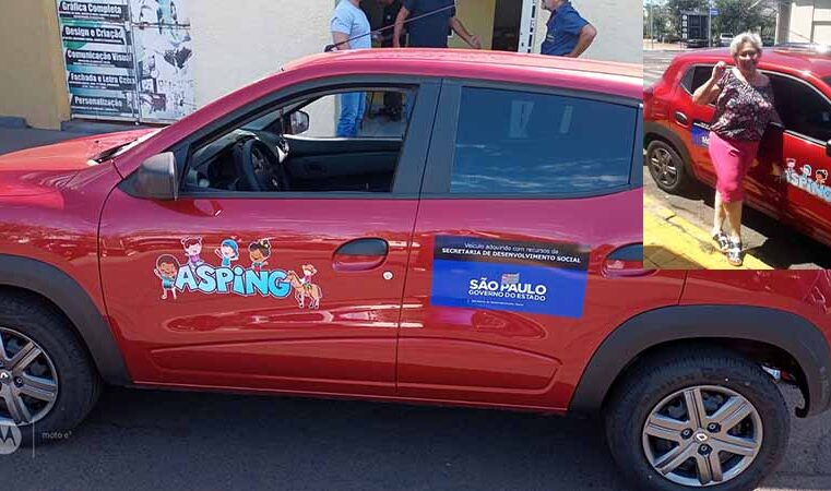 Asping recebe um carro da Cultura