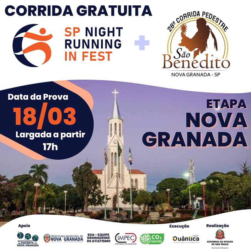 28ª Corrida de São Benedito vai ser marcante e com novidades