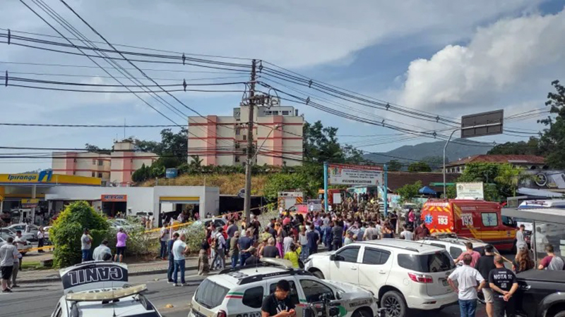 Professoras relatam como foi momento do ataque a creche em Blumenau