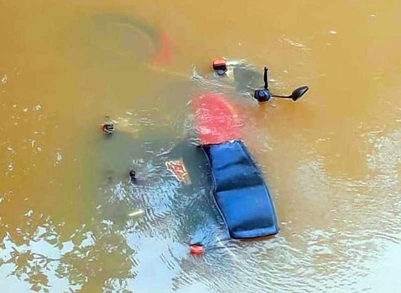 Moto é encontrada dentro de represa em Monte Aprazível