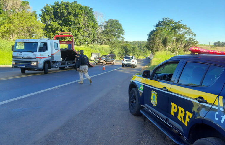 Tarde assustadora de segunda-feira na BR 153