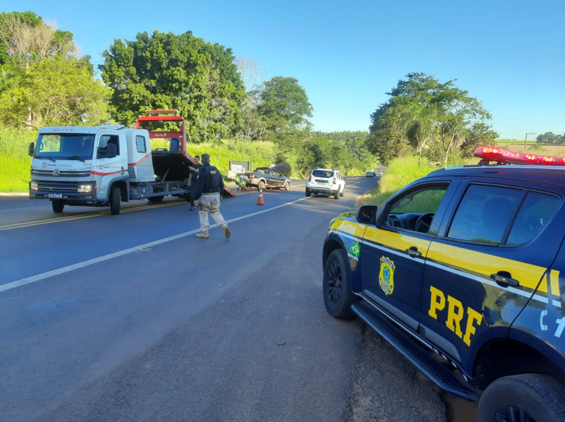 Tarde assustadora de segunda-feira na BR 153