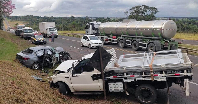 Acidente na BR 153 deixa uma vítima em estado grave