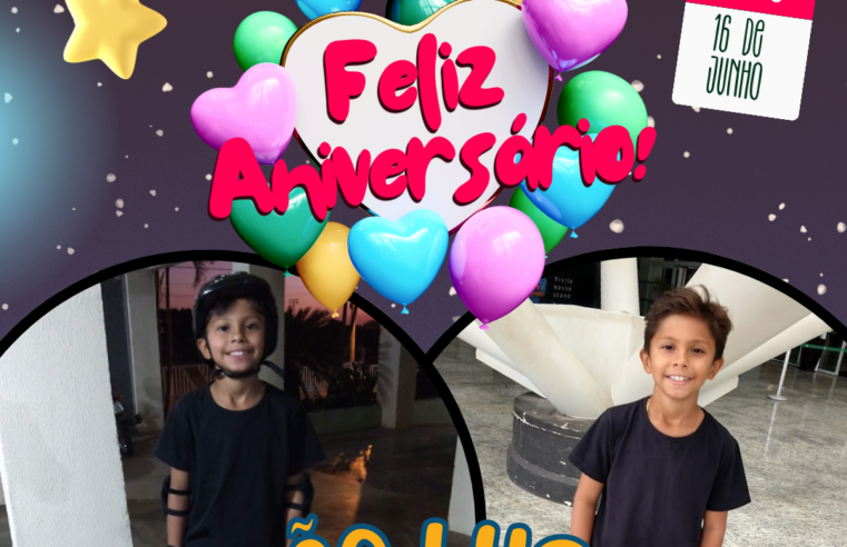 Feliz Aniversário João Lucas pelo seus 8 anos