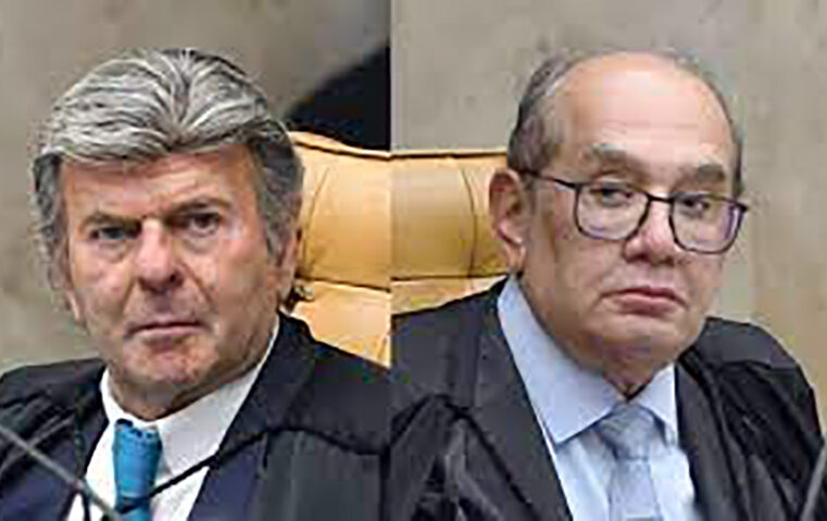 Gilmar Mendes e Luiz Fux batem boca durante julgamento no STF