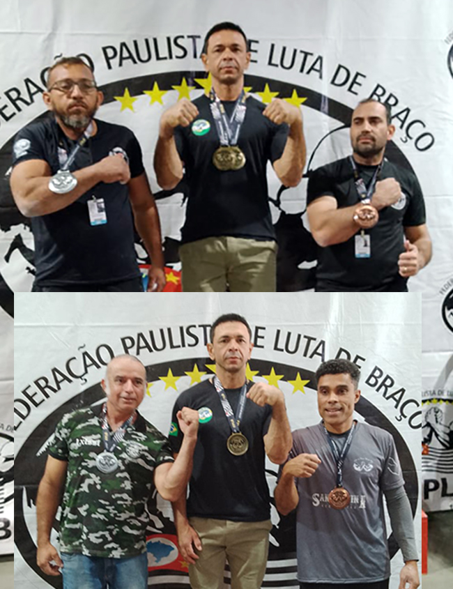 Granadense é campeão na Luta de Braço em 2 categorias