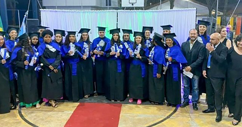 Formatura da turma de Administração da Etec de Nova Granada