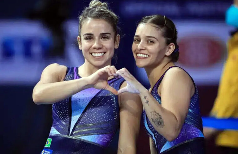 Alice Gomes e Camilla Lopes conquistam a prata na Copa do Mundo de trampolim