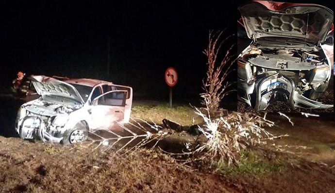 Trevo do Tamanduá é “palco” de mais um acidente grave com 4 feridos