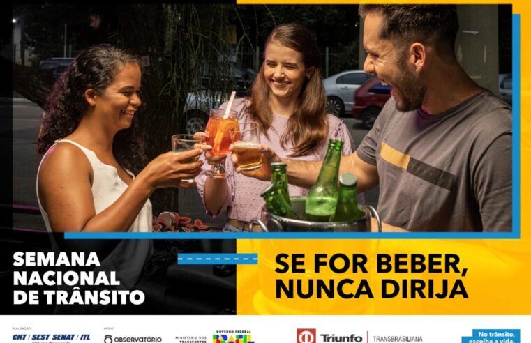 Triunfo Transbrasiliana divulga campanha educativa sobre a Semana Nacional de Trânsito