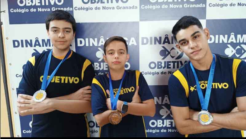 Alunos do Objetivo de Nova Granada são destaques nas Olimpíada Regional de Matemática