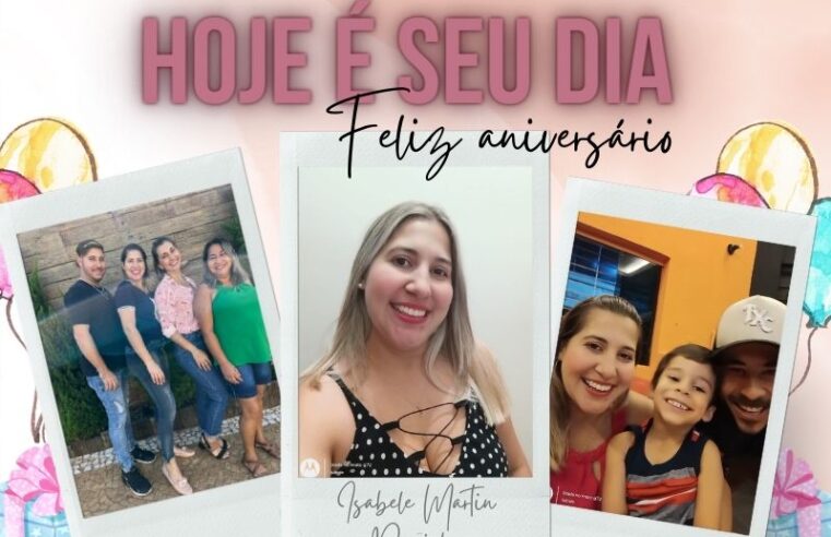 HOJE 27-10 Isabele Martin Paniche FESTEJA MAIS UM ANO DE VIDA