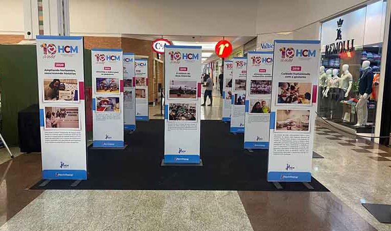 HCM comemora 10 anos com exposição no Riopreto Shopping