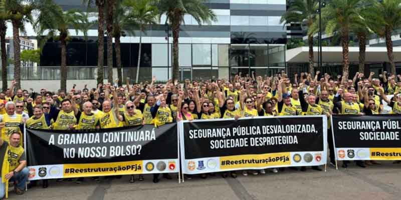 Policiais federais realizam manifestações em todo o Brasil contra “descaso” do Governo Lula