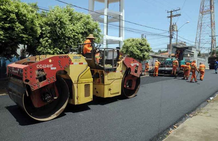 Ruas de Nova Granada recebendo recape