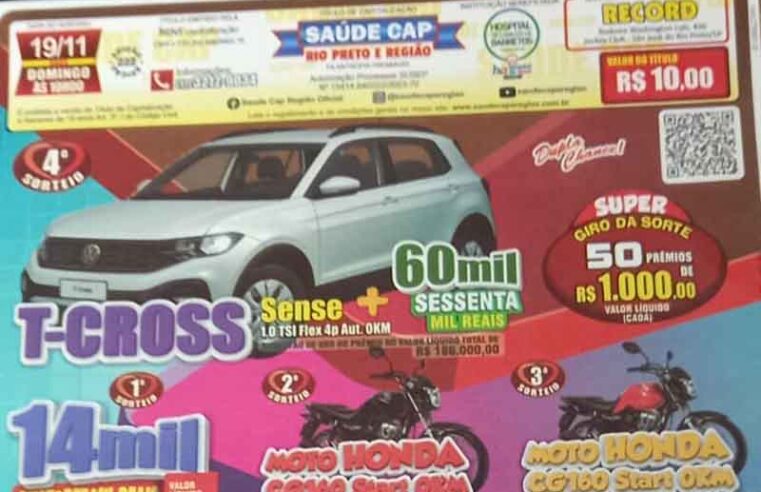 Saúde Cap: Mais uma sortuda granadense no Giro da Sorte; próximo é T-Cross + R$ 60 mil