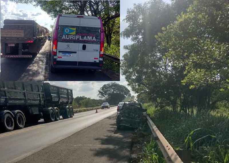 Acidente entre ambulância e Fiat Strada deixa um ferido