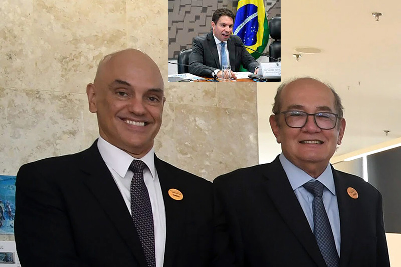 PF: Abin buscou elo de Alexandre de Moraes e Gilmar Mendes com PCC