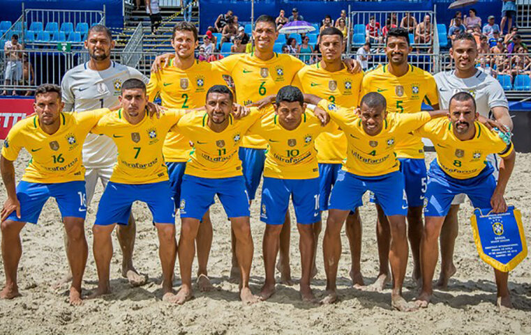 Brasil garante a classificação ao vencer Portugal na Prorrogação do Futebol de Areia