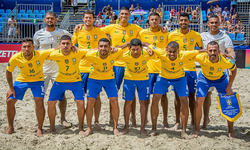 Brasil garante a classificação ao vencer Portugal na Prorrogação do Futebol de Areia