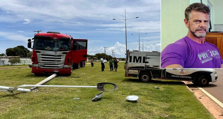 Empresário de Olímpia morre após passar mal e colidir com poste em Palmas-TO