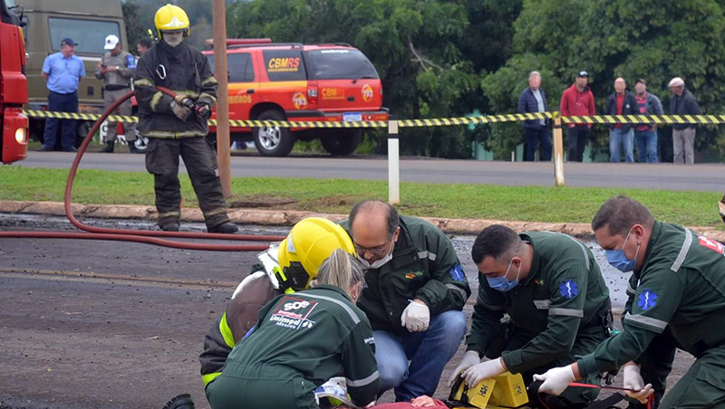 Pecuarista sente mal súbito, cai da moto e morre durante atendimento