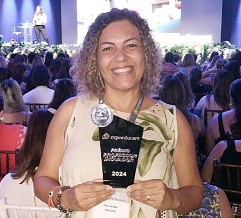 Professora de Rio Preto fica com 2º lugar do Prêmio Professor Inovador