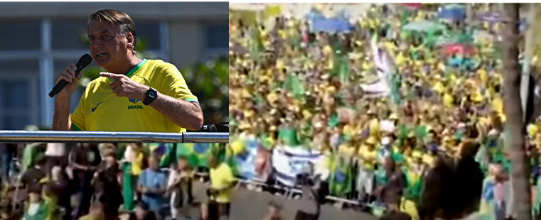 Em Copacabana reúne 32 mil apoiadores de Bolsonaro em meio a tensões políticas