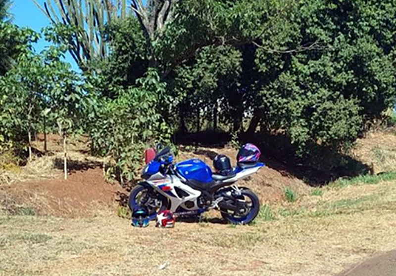 Acidente de moto na Rodovia Assis Chateaubriand deixa condutor e passageiro feridos