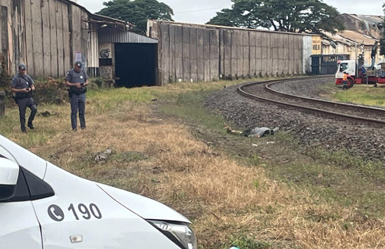 Corpo de homem é encontrado próximo à linha do trem com marcas de sangue, em Mirassol