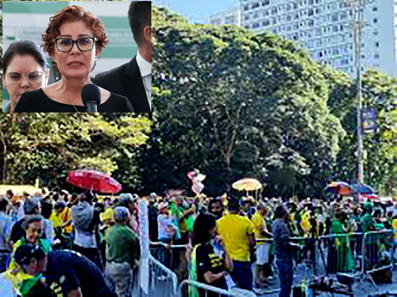 Contra Moraes e Lula, manifestantes fazem ato na Paulista