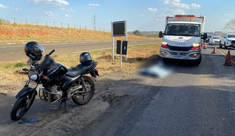 Motociclista morre atropelado na BR 153 entre Bady Bassitt e José Bonifácio