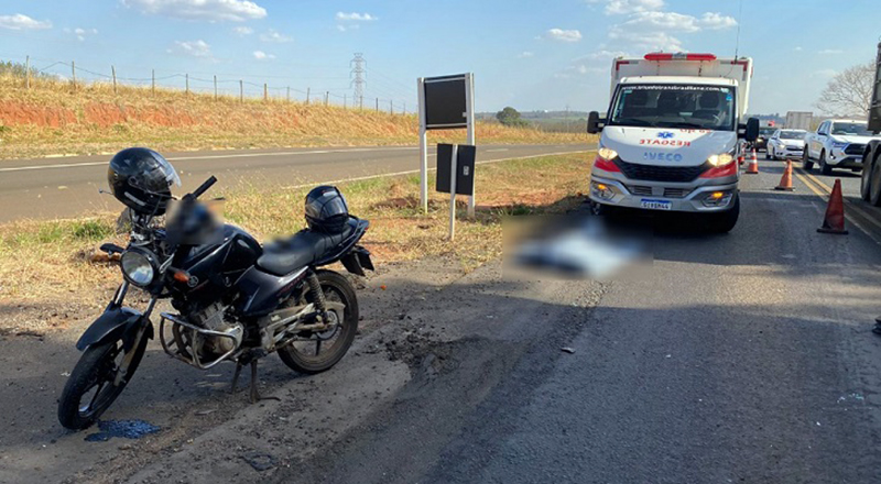 Motociclista morre atropelado na BR 153 entre Bady Bassitt e José Bonifácio