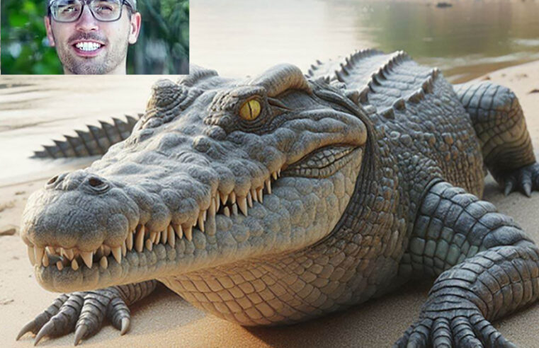 Médico tenta salvar esposa e acaba sendo devorado por crocodilo de 5 metros