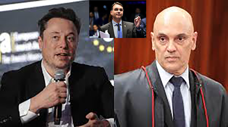 Decisão de Moraes sobre Elon Musk reacende campanha pelo impeachment; Flávio Bolsonaro lança petição