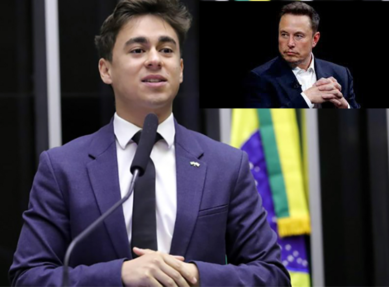 Nikolas Ferreira convida Elon Musk para protesto contra Alexandre de Moraes e bilionário responde