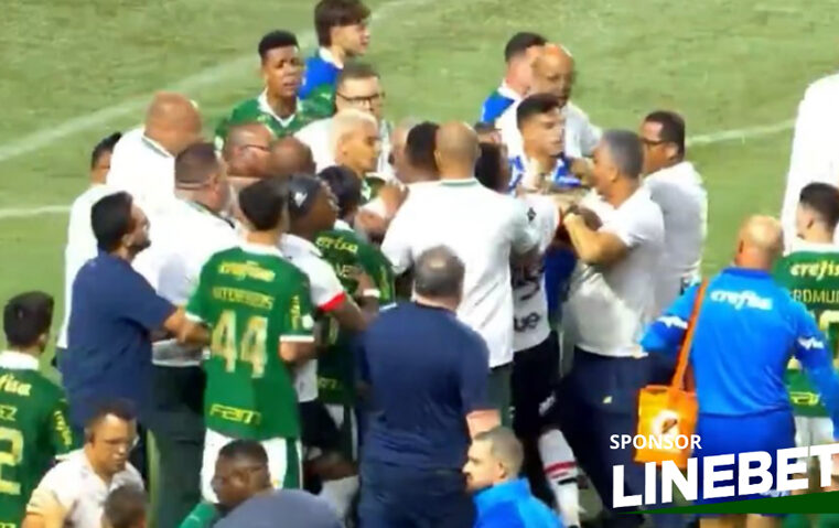 Tumulto no Allianz Parque: Briga generalizada após vitória do Palmeiras sobre o São Paulo