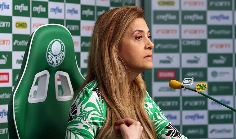 Leila Pereira indica fim do patrocínio da Crefisa ao Palmeiras em 2025 e comenta sobre caso de Caio Paulista