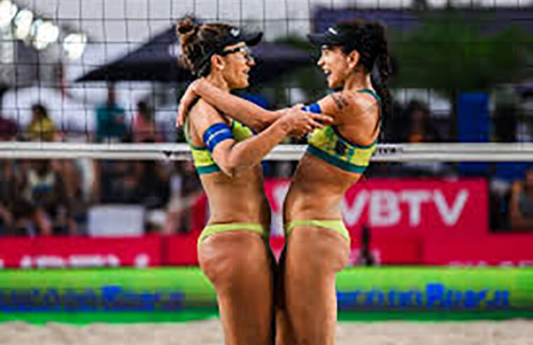 Carol e Bárbara avançam às semis do Circuito Mundial no Rio em jogo eletrizante contra italianas