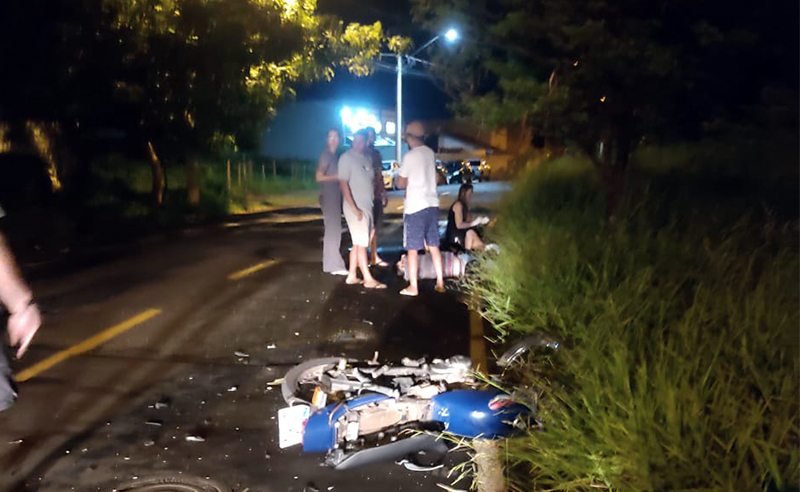 Motorista bêbado bate de frente com motociclista e foge, em Rio Preto