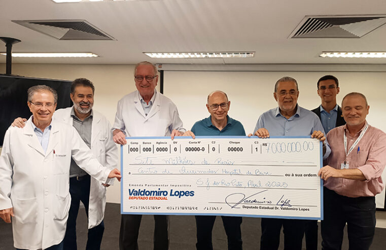 HB recebe recurso de R$ 7 milhões do deputado Valdomiro Lopes para estruturação do Centro de Tratamento de Queimados