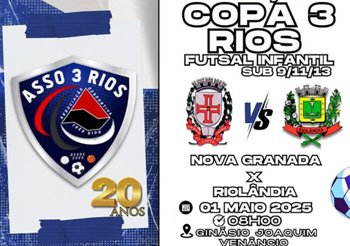 O esporte de Nova Granada comemorando o Dia do Trabalhador
