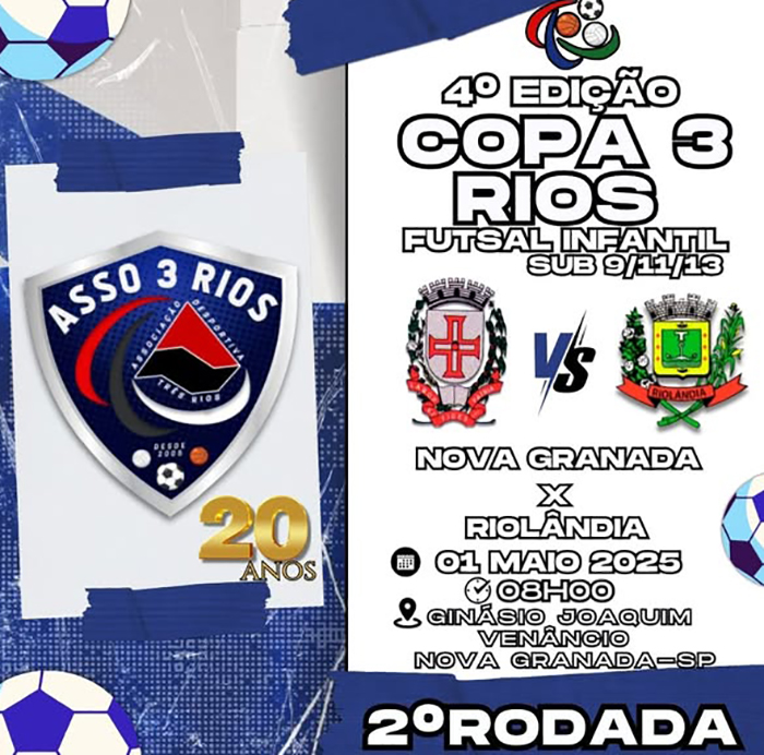 O esporte de Nova Granada comemorando o Dia do Trabalhador