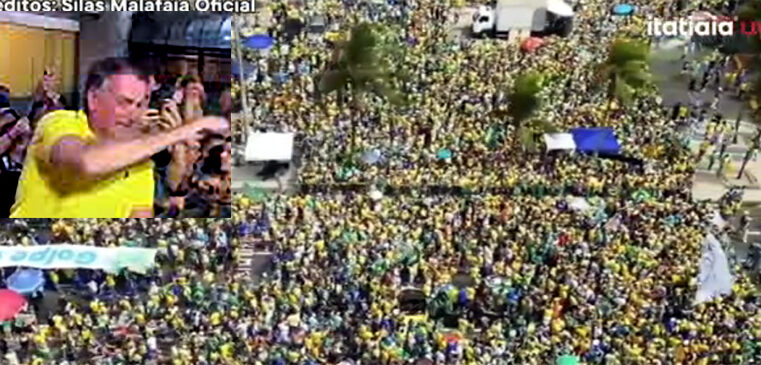Manifesto em prol da anistia reuniu mais de 44 mil na Paulista