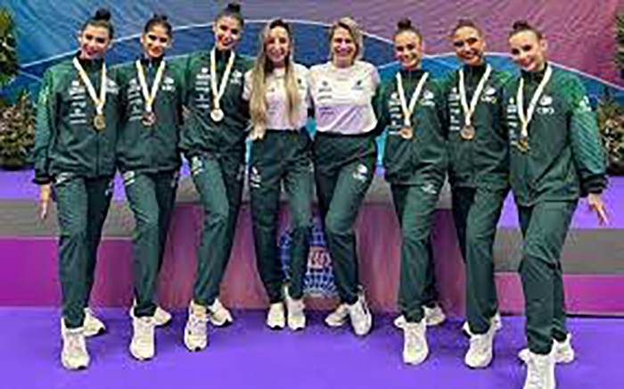 Brasil conquista ouro inédito no conjunto geral da Copa do Mundo de ginástica rítmica