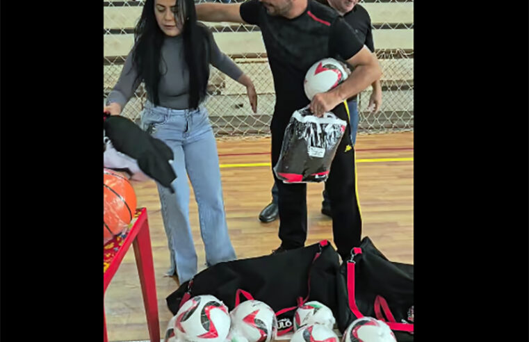 Vereadora garante doação de kit esportivo para Nova Granada