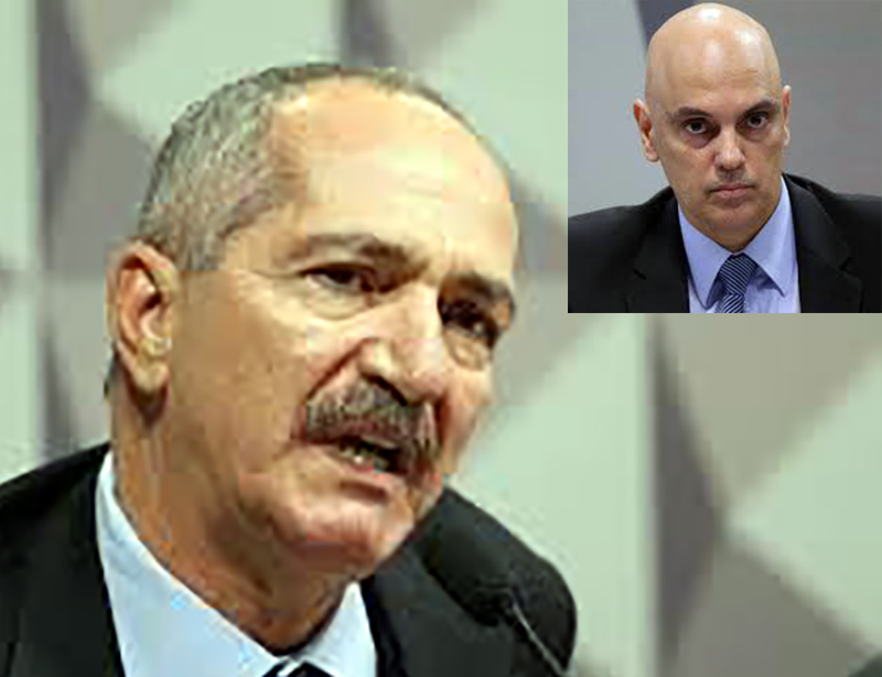 Alexandre de Moraes ameaça prender o ex-ministro Aldo Rebelo por “desacato” durante depoimento