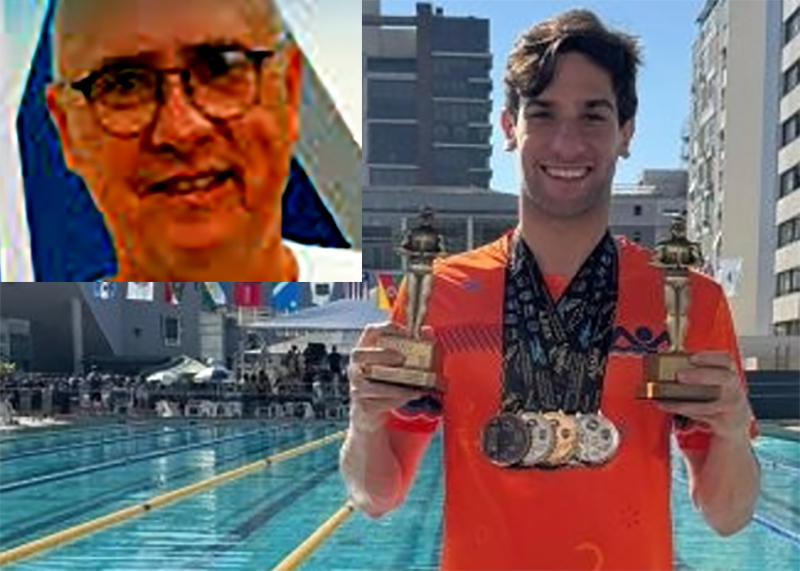 Atleta rio-pretense quebra recordes brasileiro e sul-americano em prova de natação