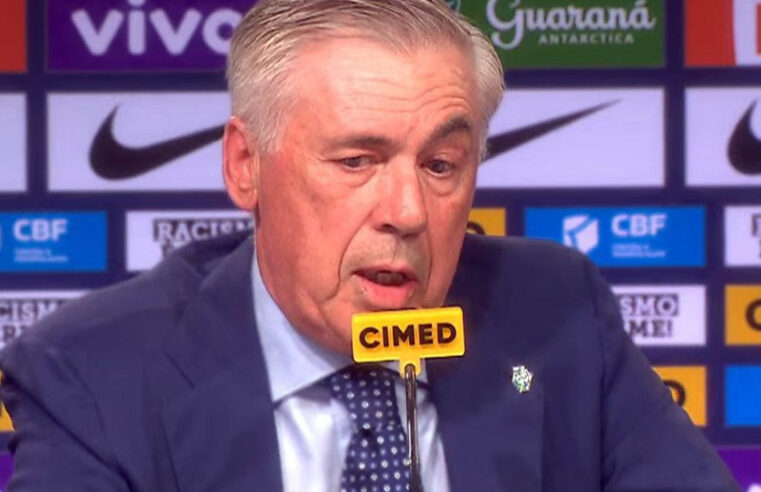 Carlo Ancelotti divulga lista com 23 convocados da Seleção Brasileira e explica ausência de Neymar